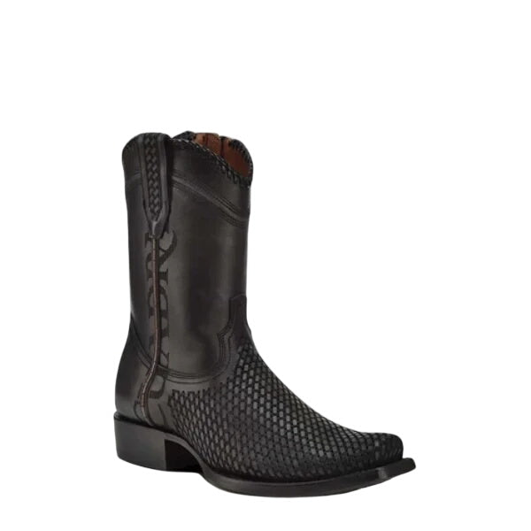 Cuadra Men's Oxford Laser & Woven Narrow Square Toe Boot — CU969