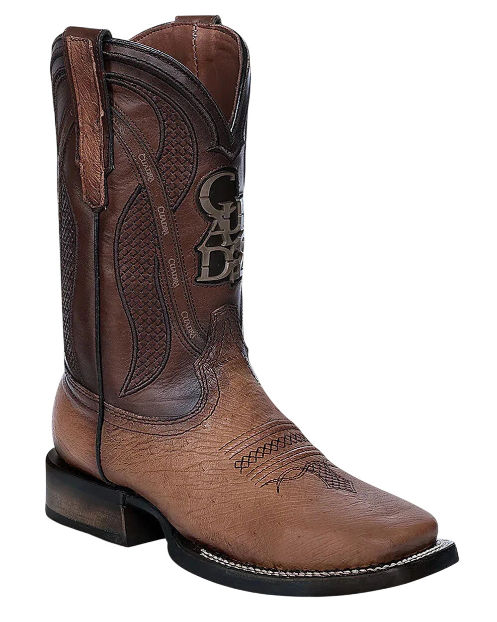 Cuadra Men's Honey Ostrich Belly Rodeo Cowboy Boot — CU863