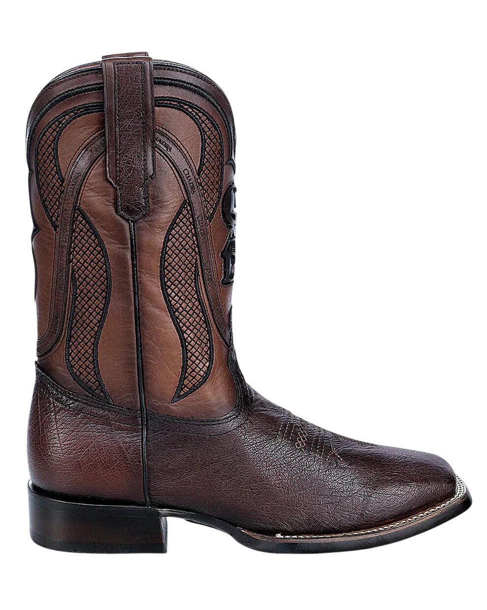 Cuadra Men's Brown Ostrich Square Toe Boot — CU864