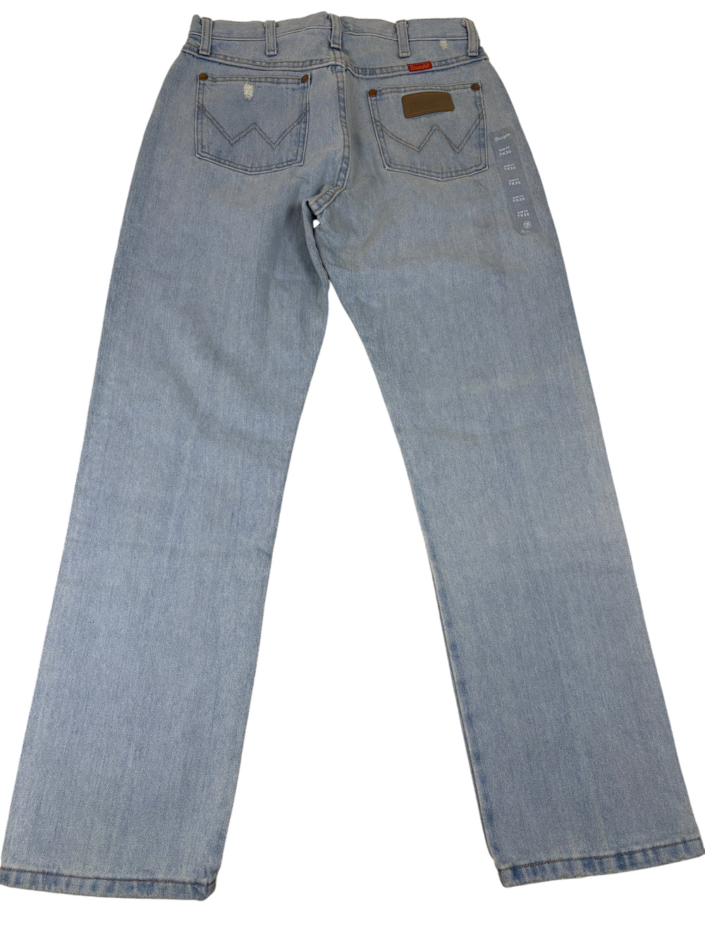 Wrangler Women's Relaxed Fit Distressed Jean Light Washed