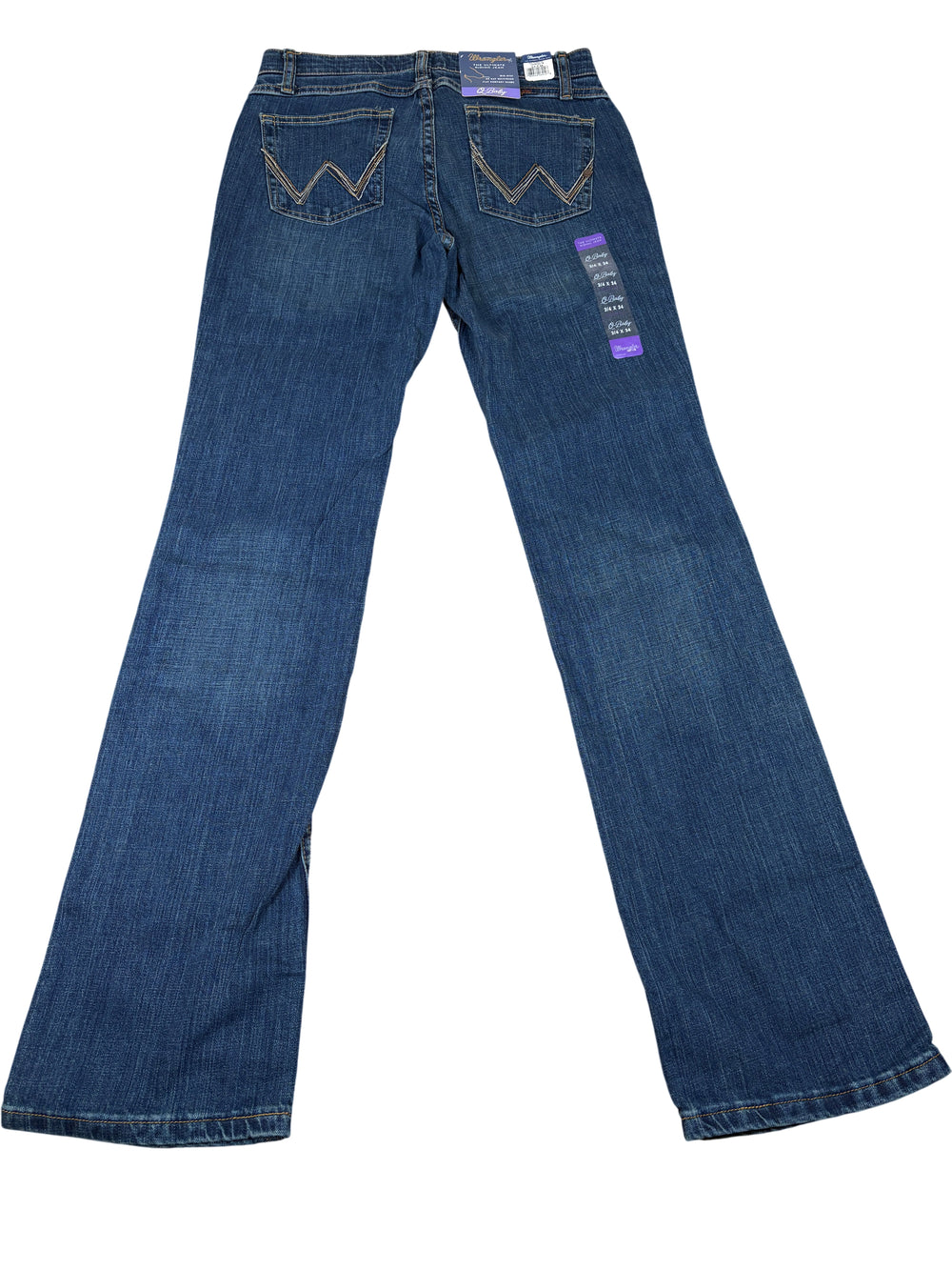 Wrangler Women's Bootcut Jean Medium Wash Western Pocket Stitch Denim