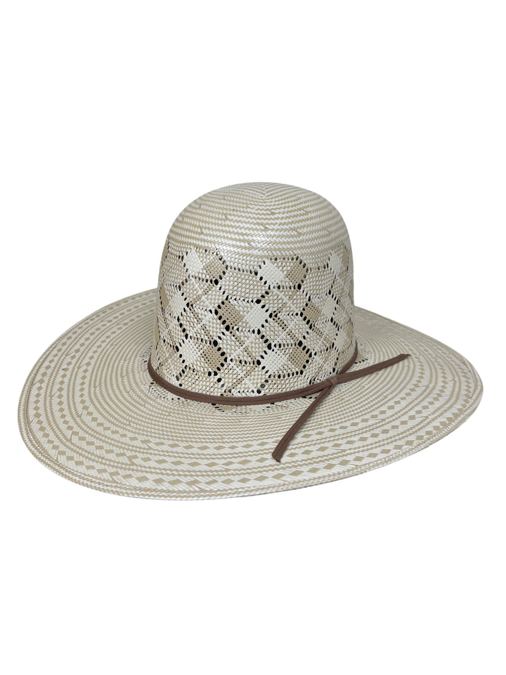 Stone Honeycomb 300X Straw Open Crown Hat