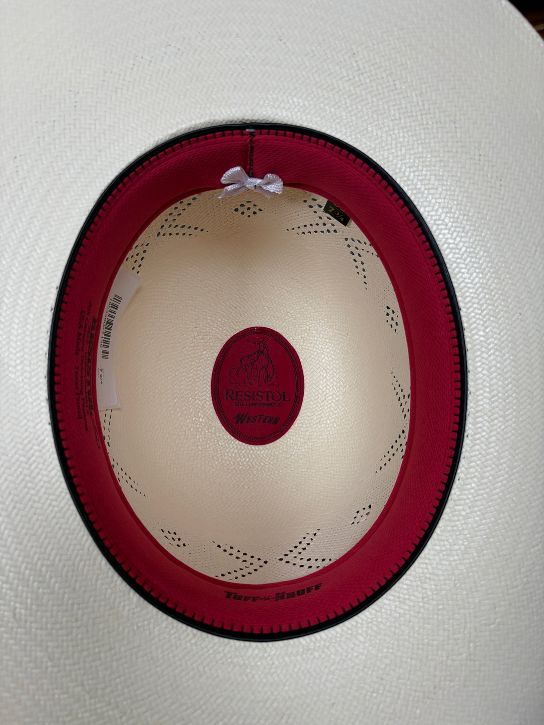 Resistol 20X Straw Open Crown Hat
