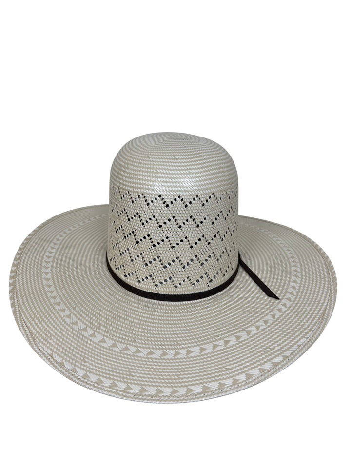 Cuernos Chuecos 100X Straw Open Crown Hat
