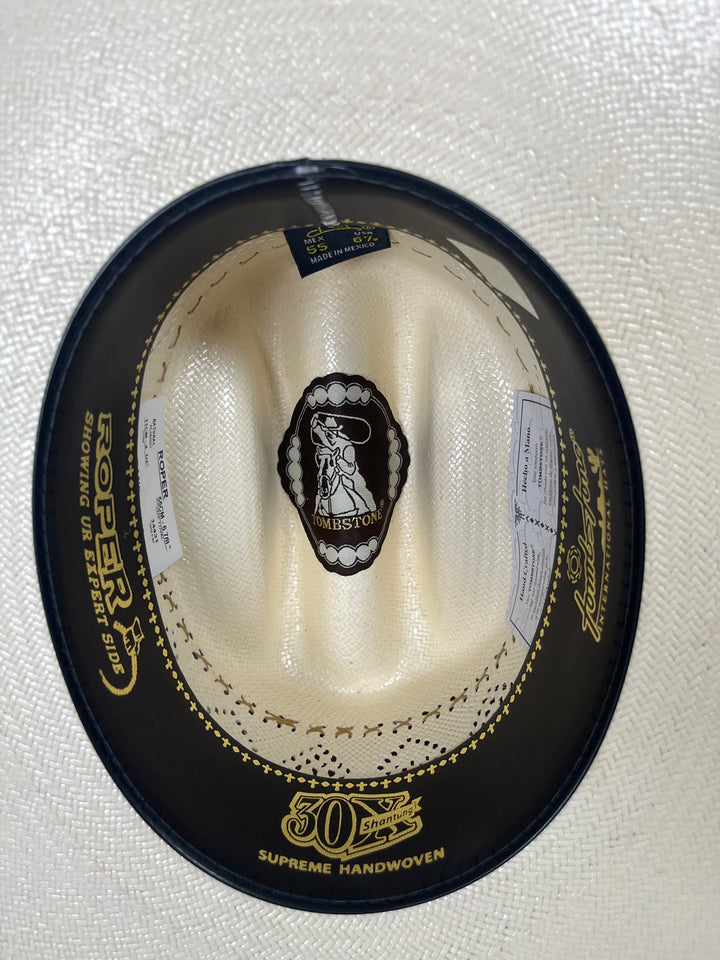 Tombstone 30X Roper Straw Hat