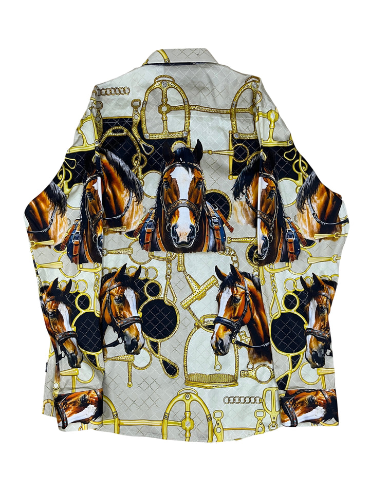 Barabas Caballo Rhinestone Men&