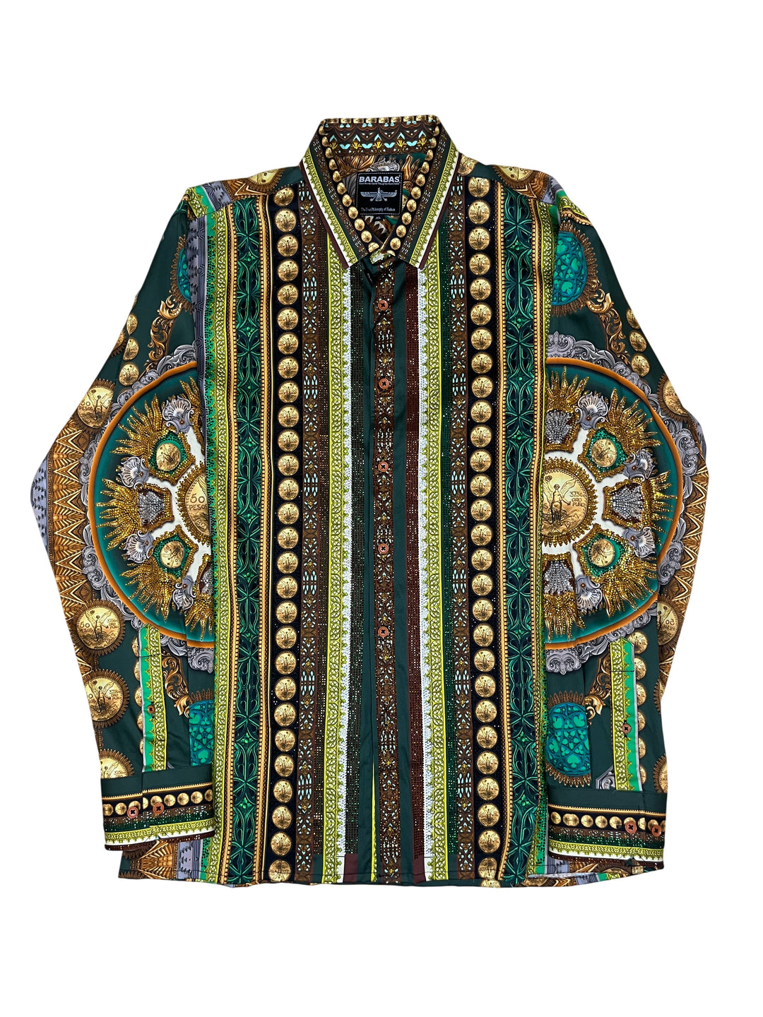 Barabas Oro Rhinestone Men&