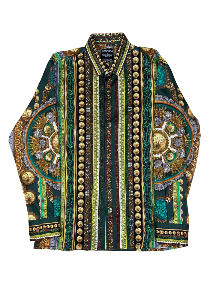 Barabas Oro Rhinestone Men&