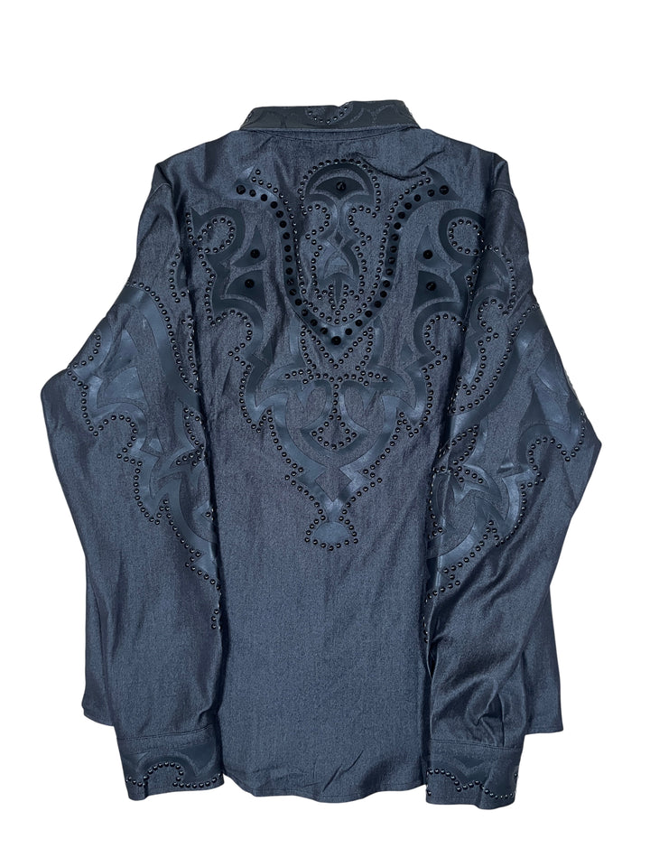 Barabas Black Studded Men&