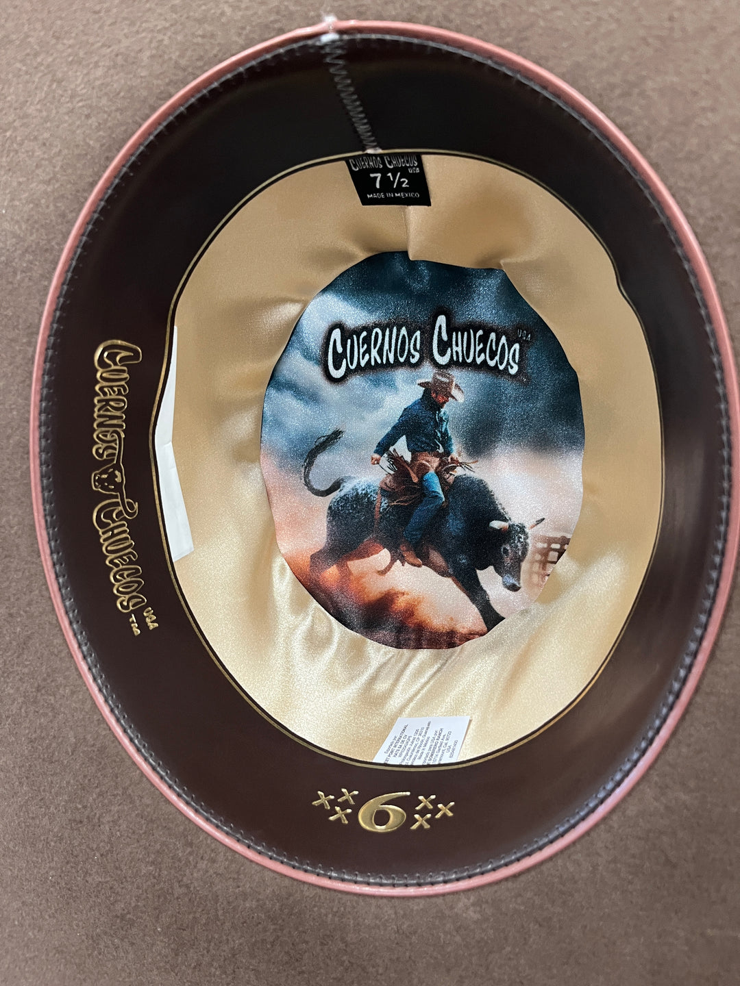 Cuernos Chuecos 6X Open Crown Hat