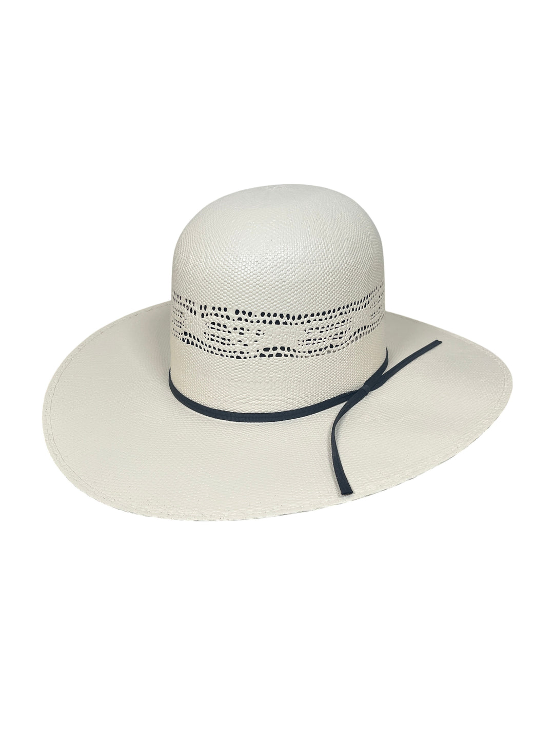Stone Bangora 10X Straw Open Crown Hat