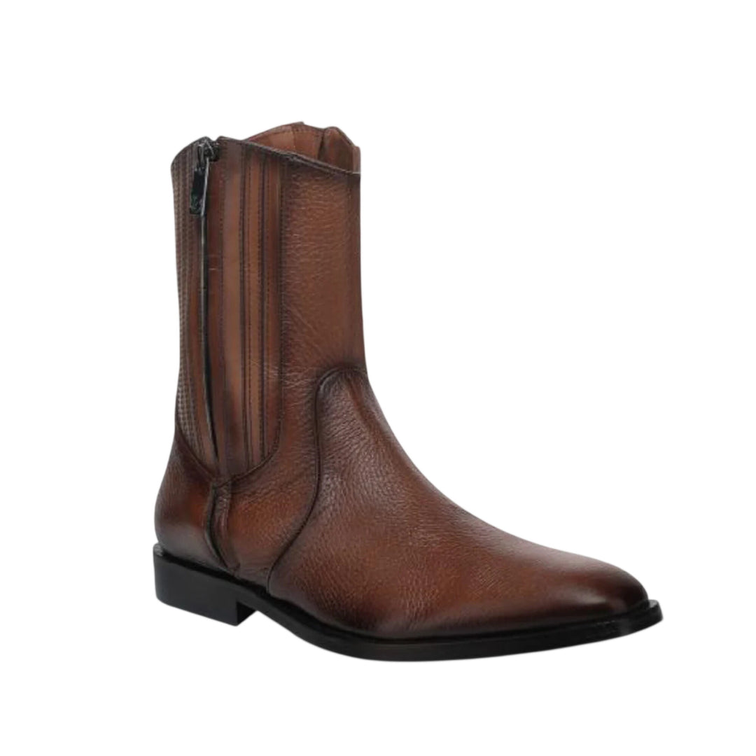 Cuadra Men's Honey Deer Zipper Round Toe Boot — FF274