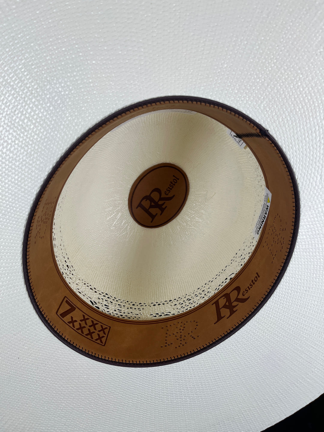 Resistol Bangora 7X Straw Open Crown Hat
