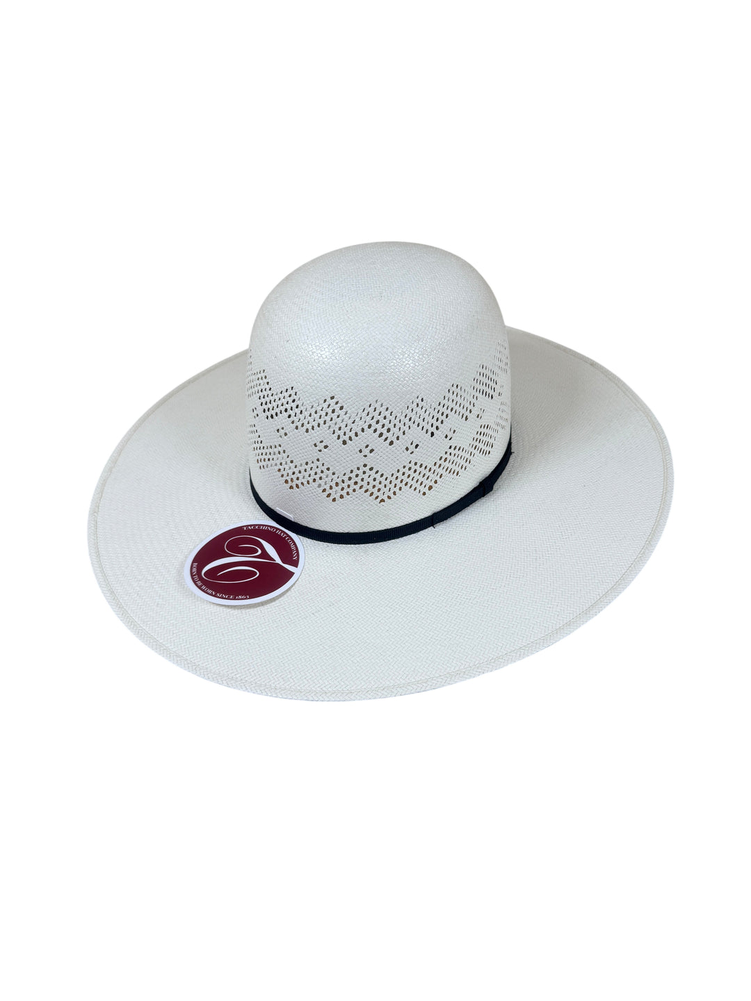 Tacchino Shantung Straw Open Crown Brim