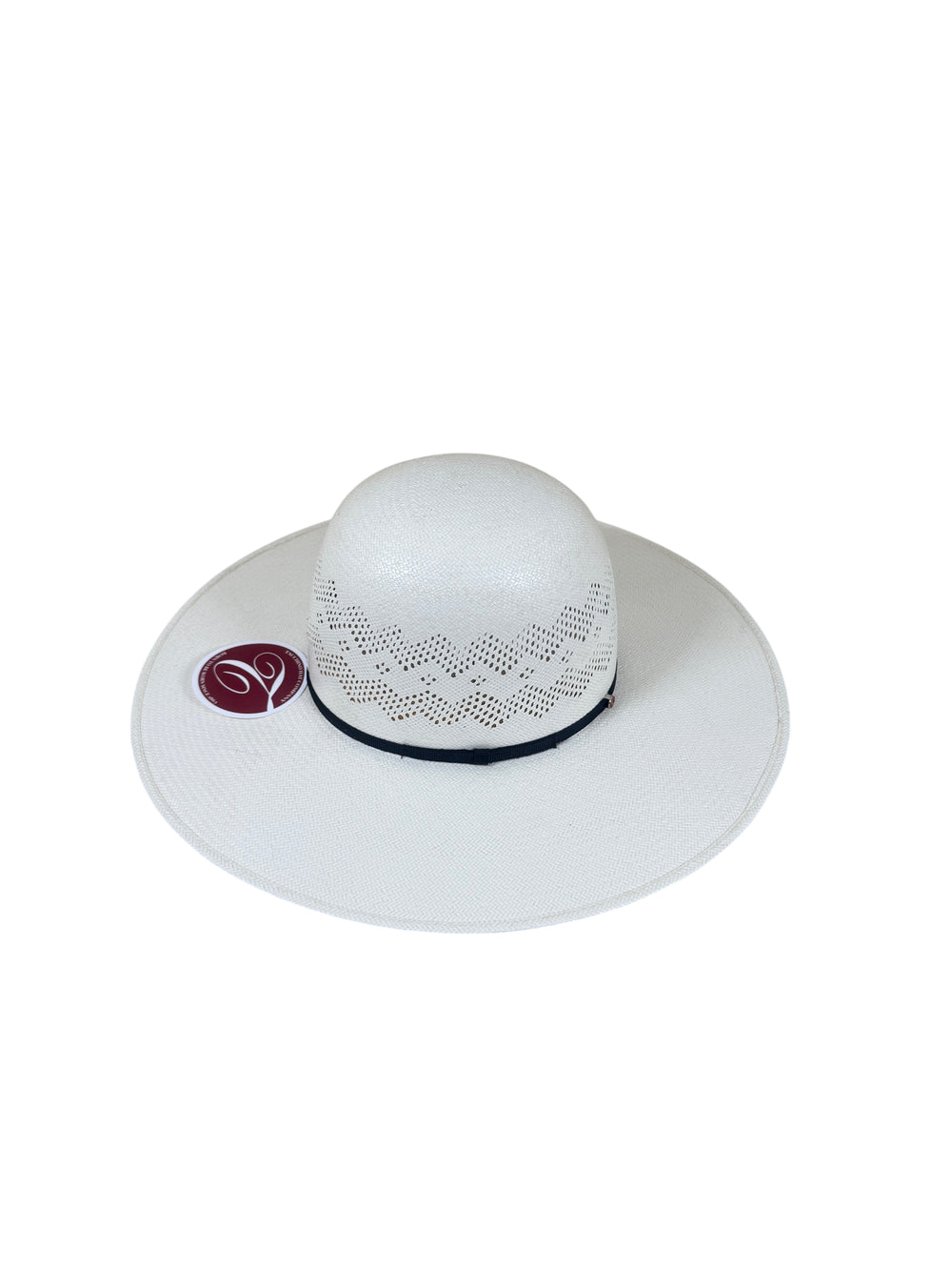 Tacchino Shantung Straw Open Crown Brim