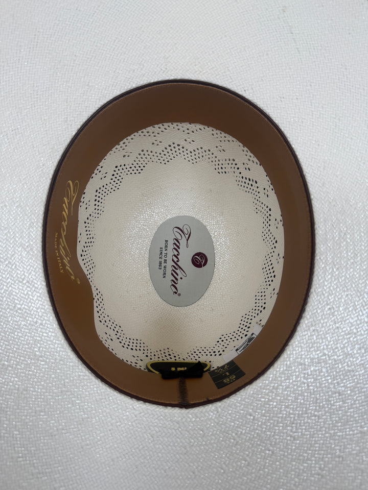 Tacchino Shantung Straw Open Crown Brim